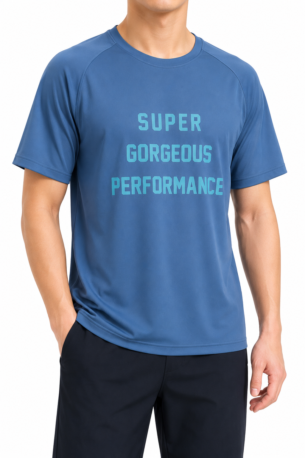 Men Performance Graphic T Shirt