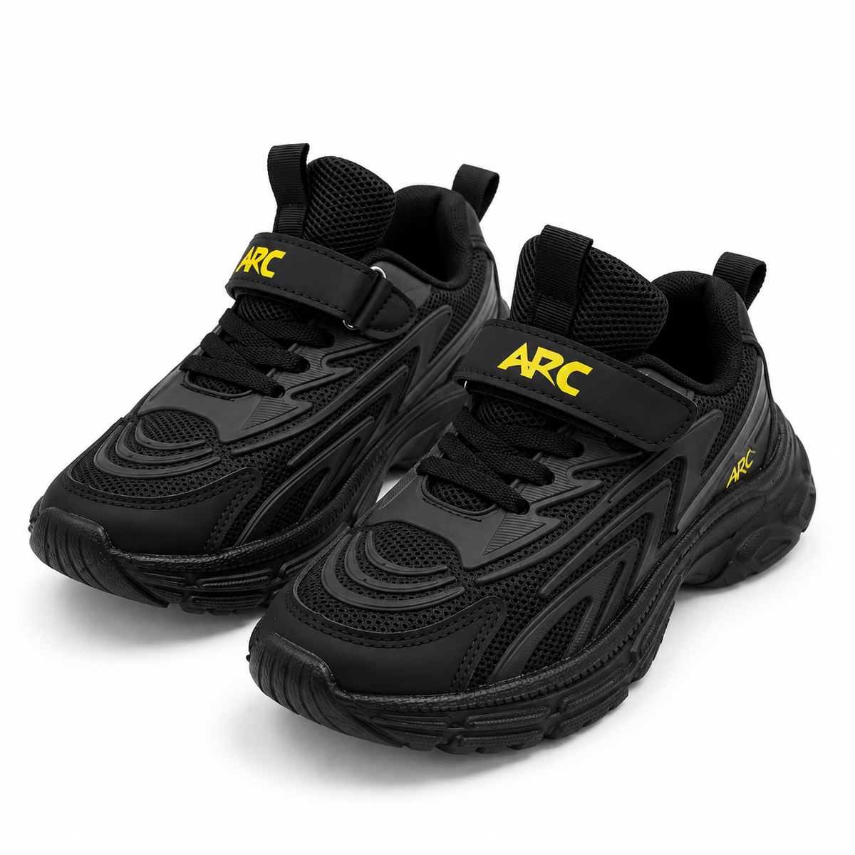 Sports Sneakers With Strap And Laces