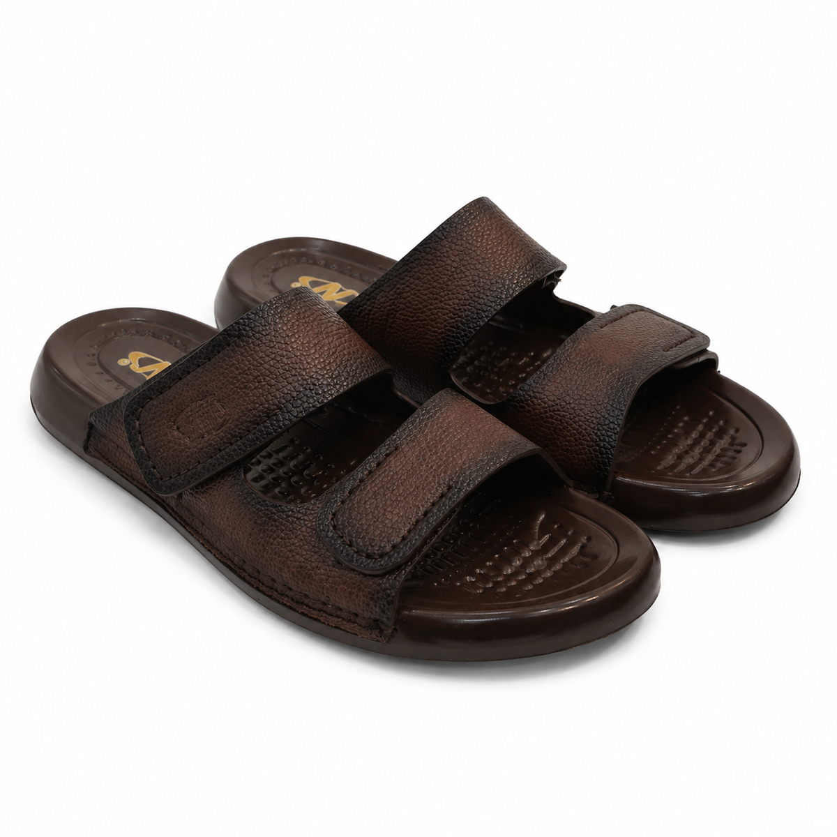 Men Double Strap Comfort Slipper