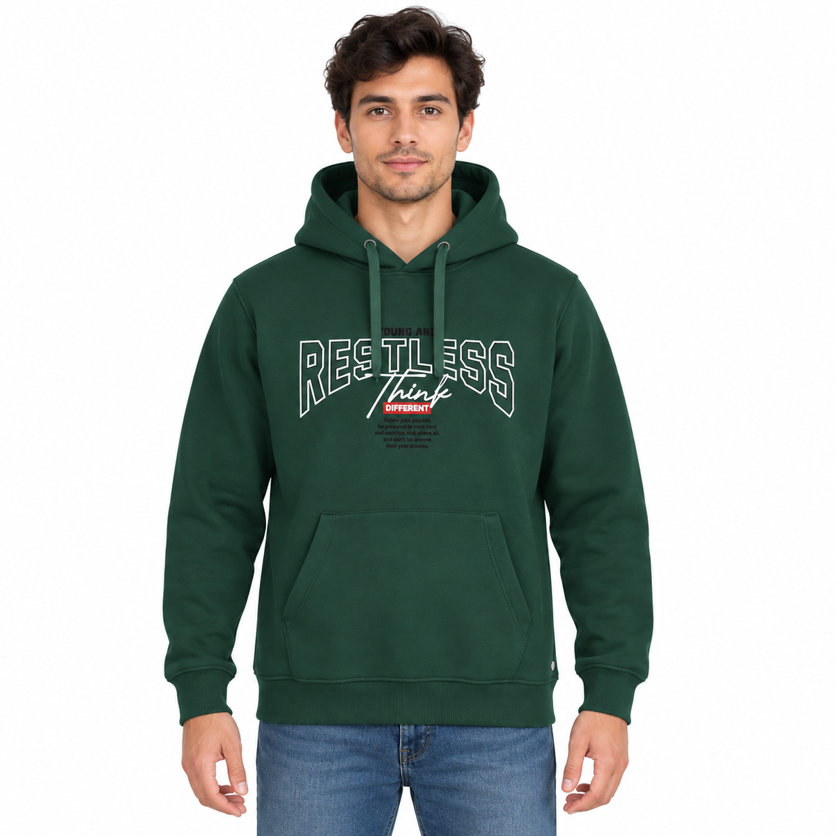 Restless Graphic Pullover Hoodie