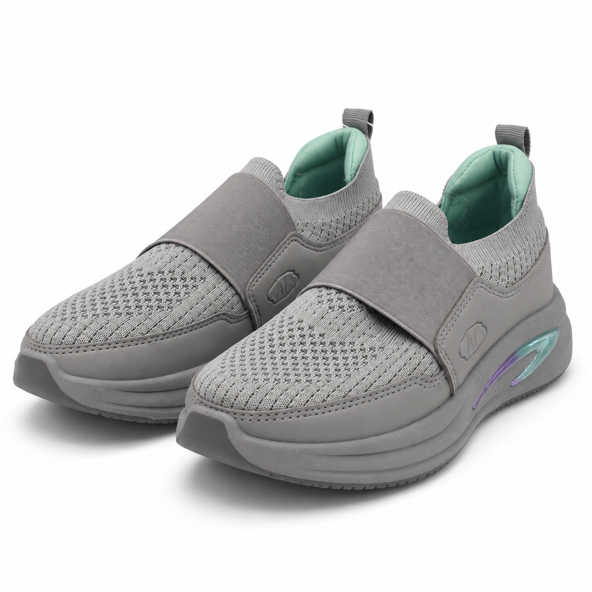 Slip-On Sports Sneakers With Elastic Strap