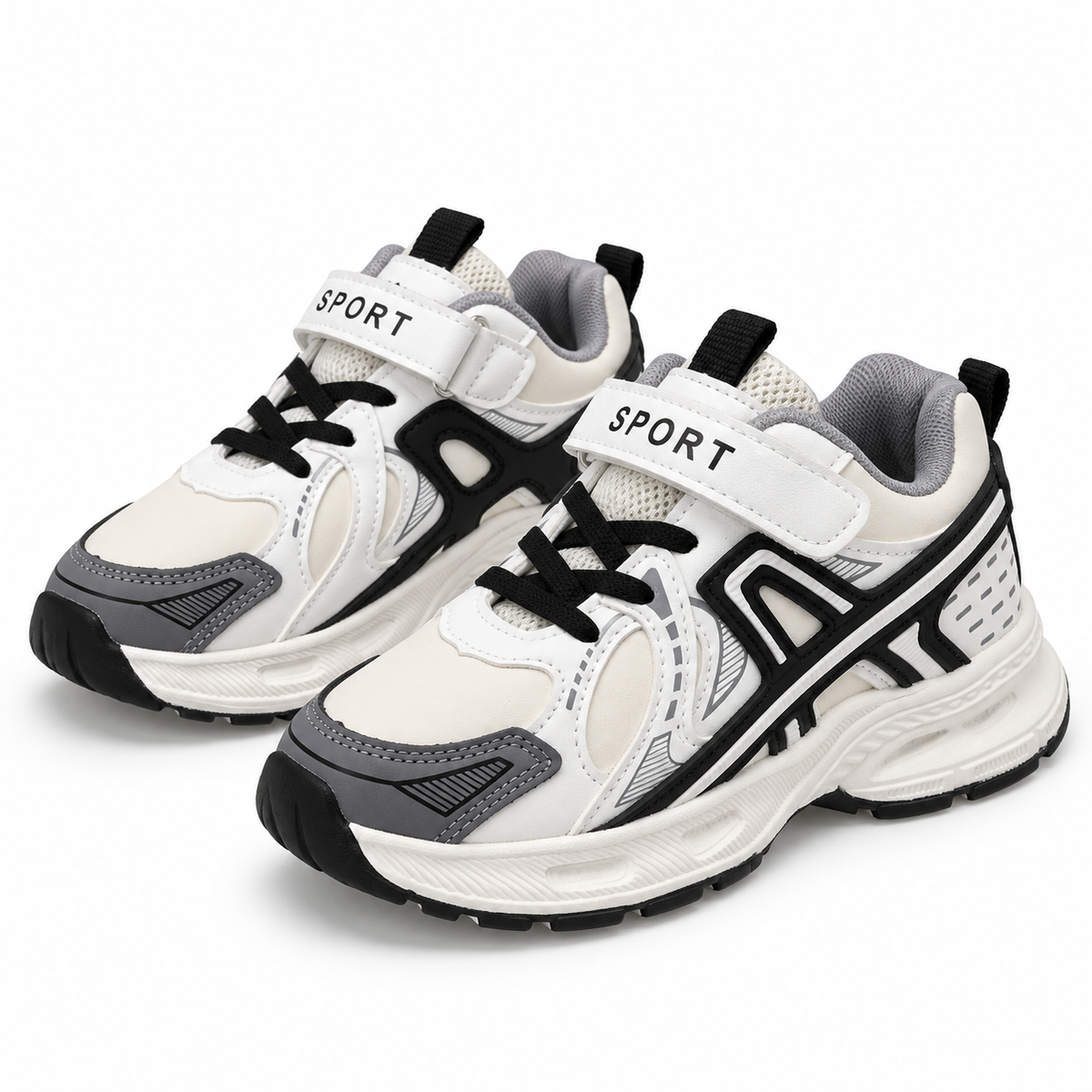 Panel Detail Sport Sneakers