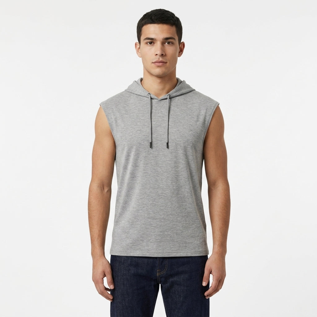 Men Sleeveless Hoodie