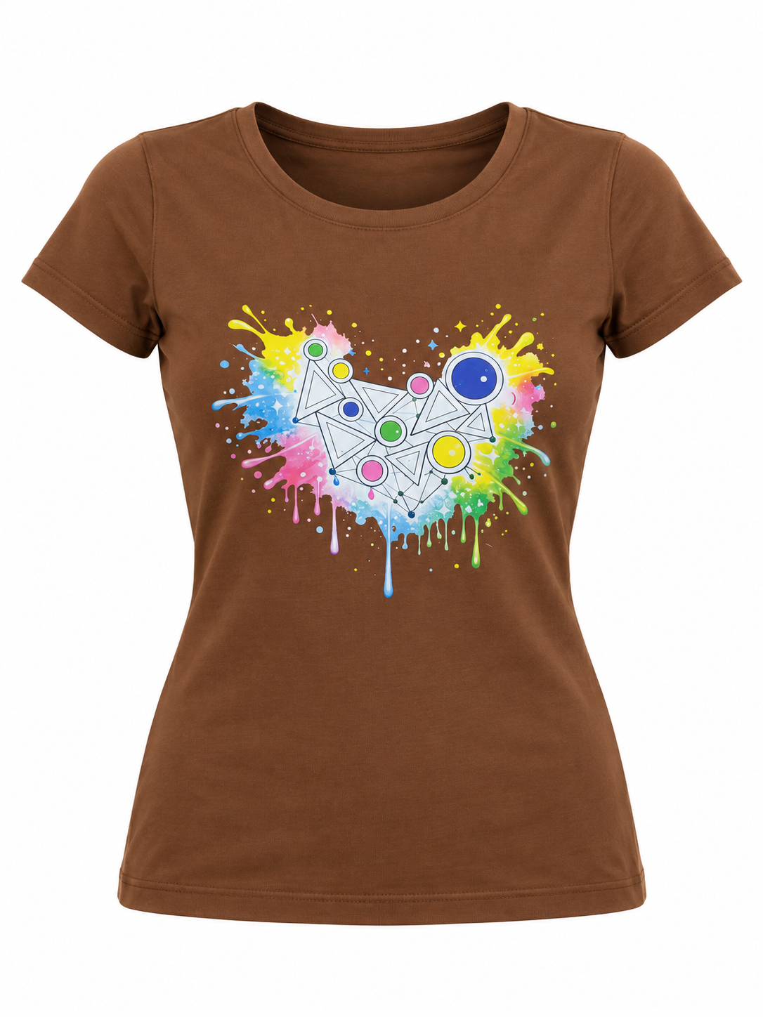 Abstract Geometric Graphic T-Shirt