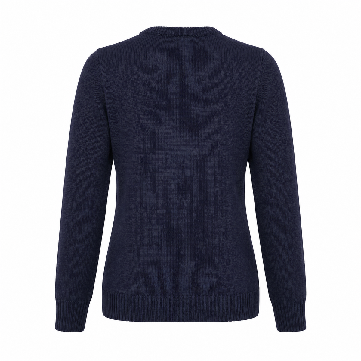 Women Crew Neck Knitted Pullover