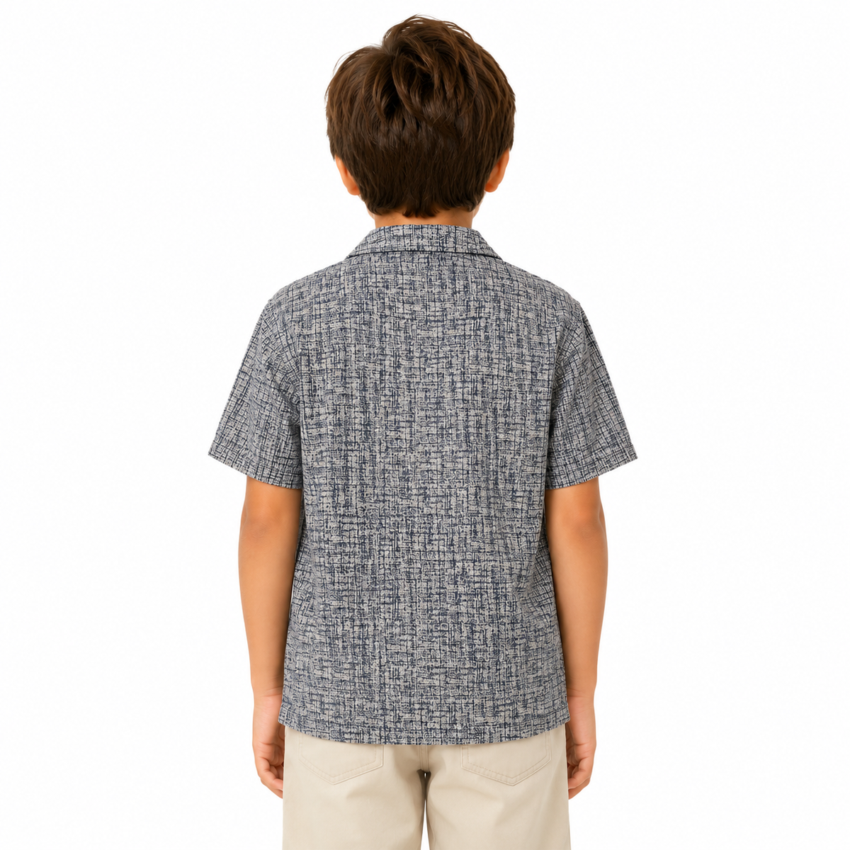 Boys Short Sleeve Printed Shirt