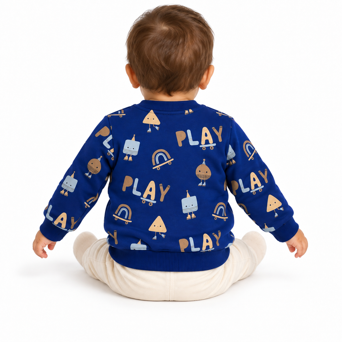 Play Print Long Sleeve T-Shirt