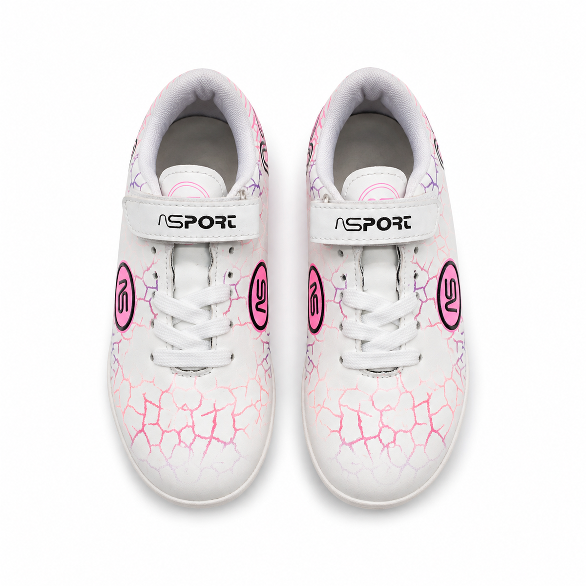 Kids Lace Up Sports Shoes With Strap