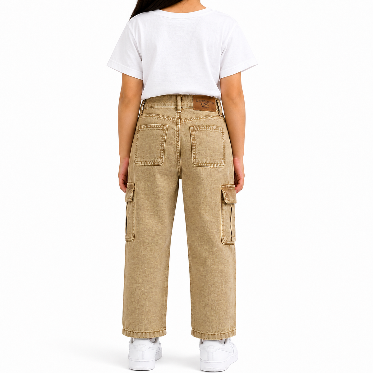 Girls Multi Pocket Cargo Pants