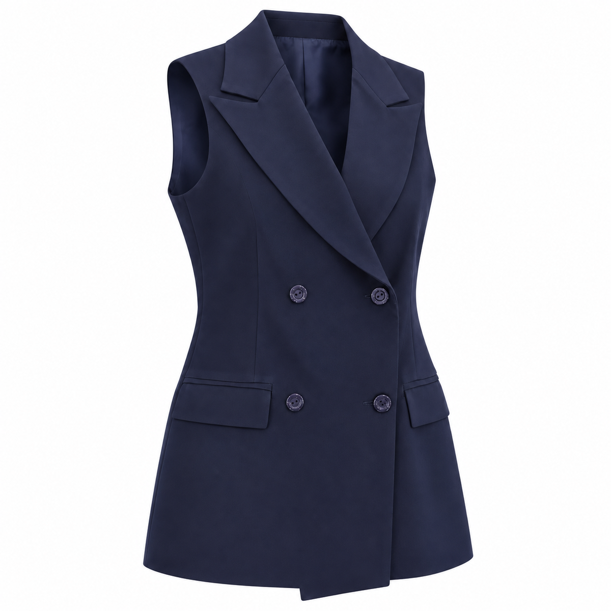 Double Breasted Tailored Vest