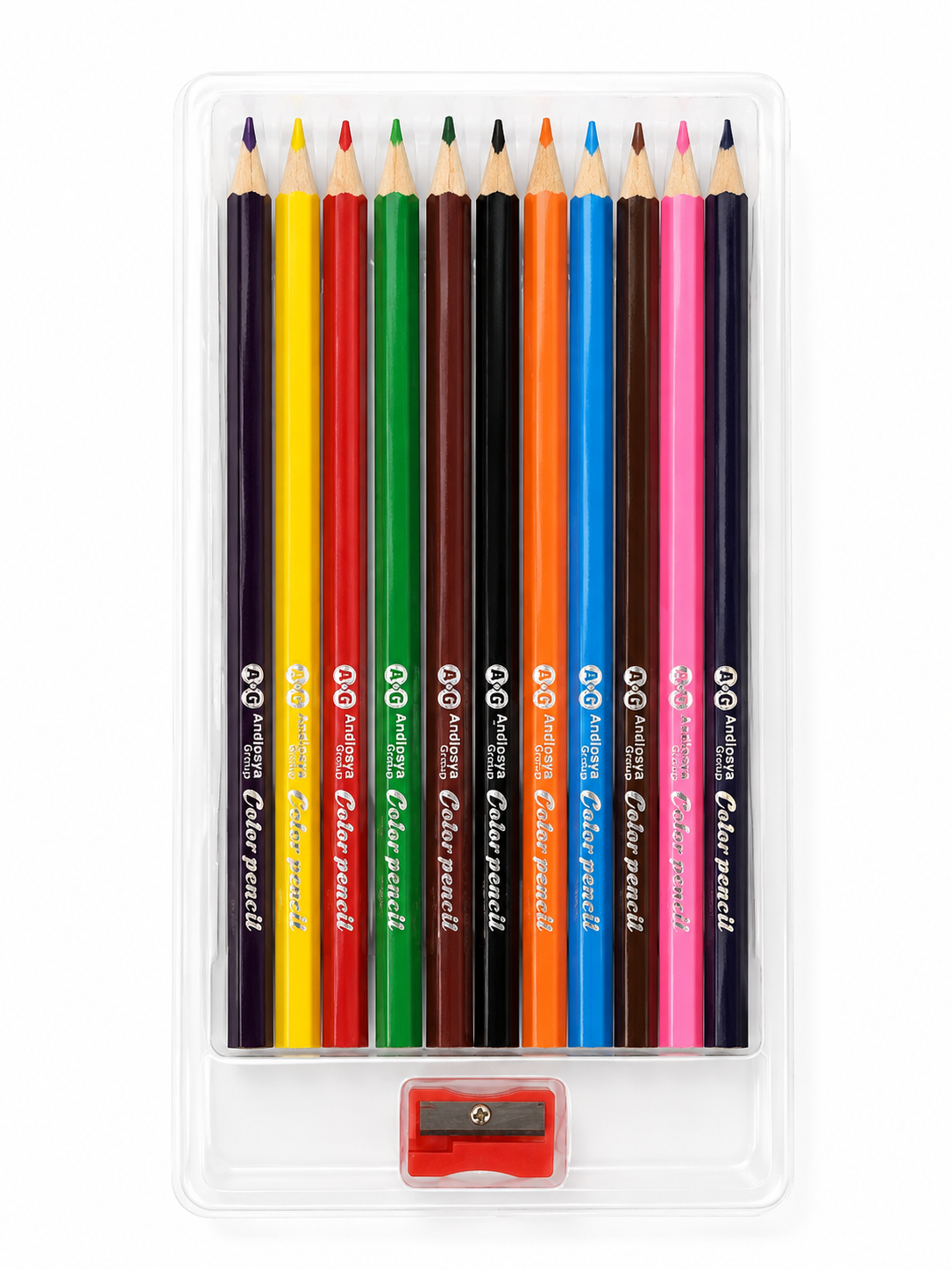 Wooden Color Pencil Set 12 Colors