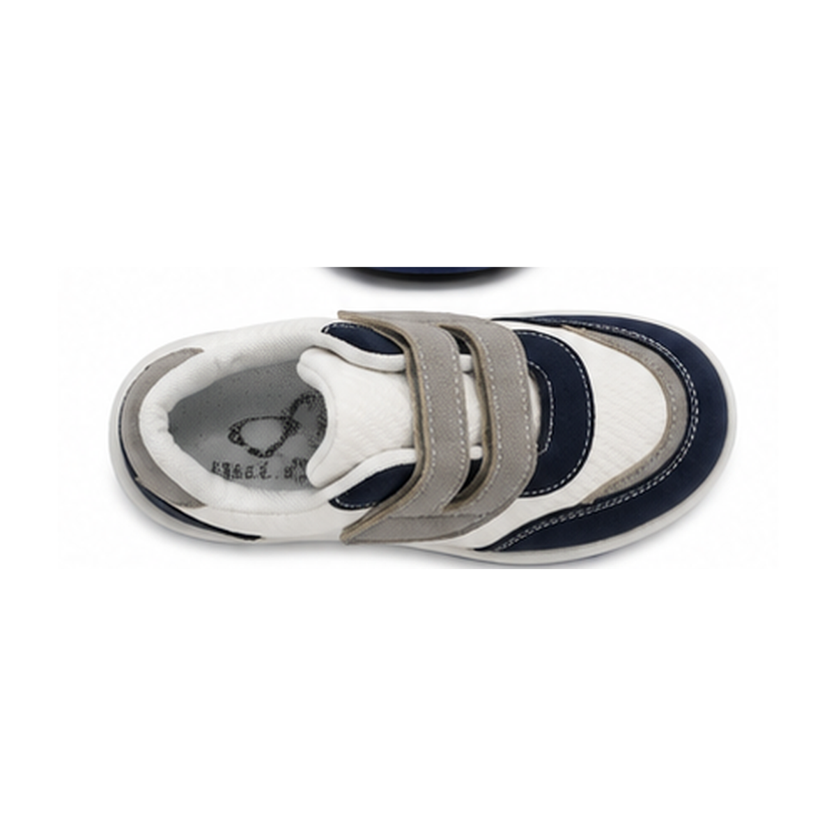 Boys casual sneakers with hook-and-loop straps