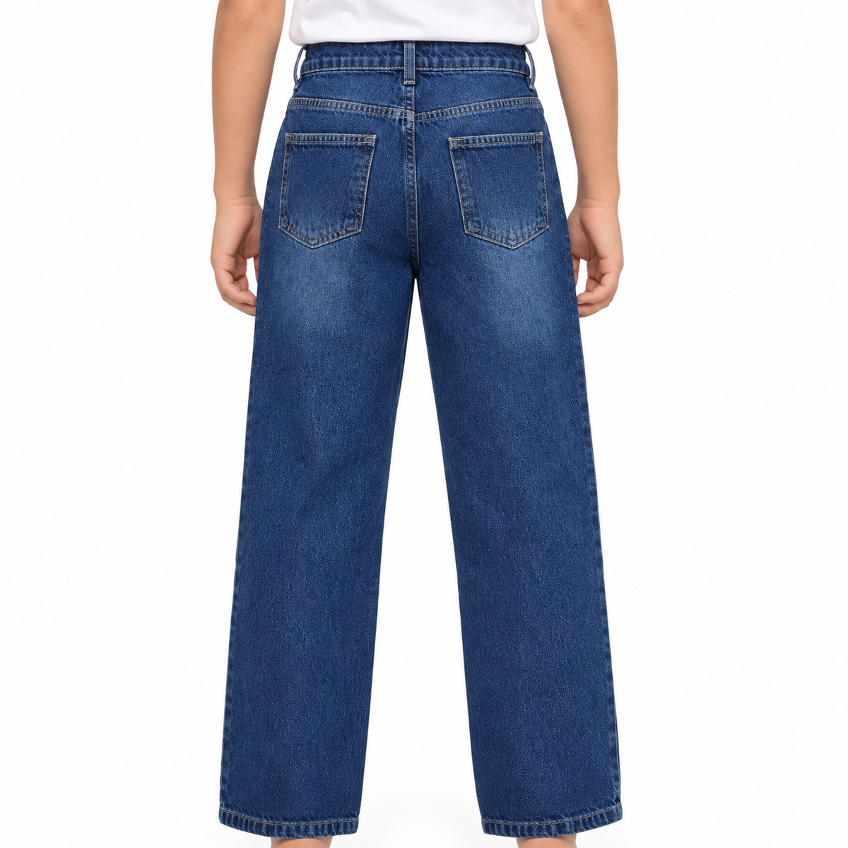 Wide Leg Straight Jeans