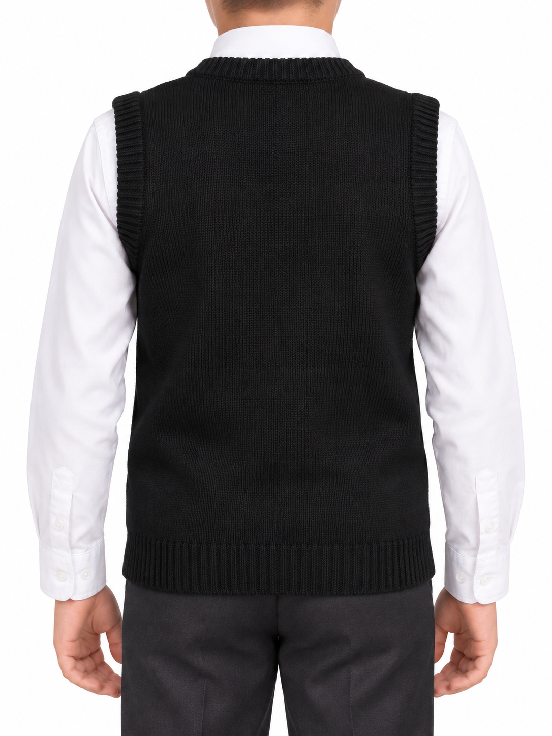 V-Neck Knitted Vest