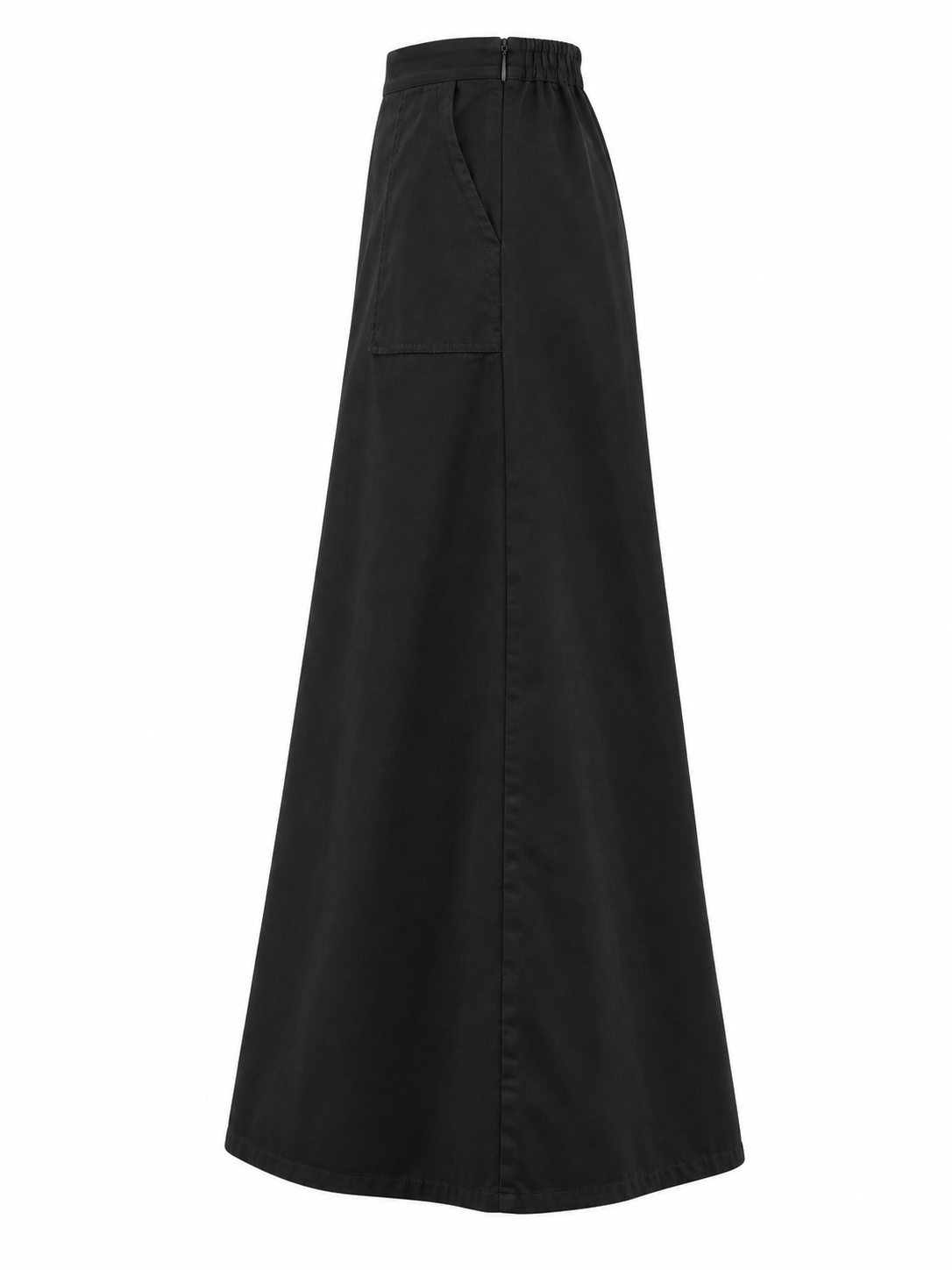 Woman Light A Line Midi Skirt