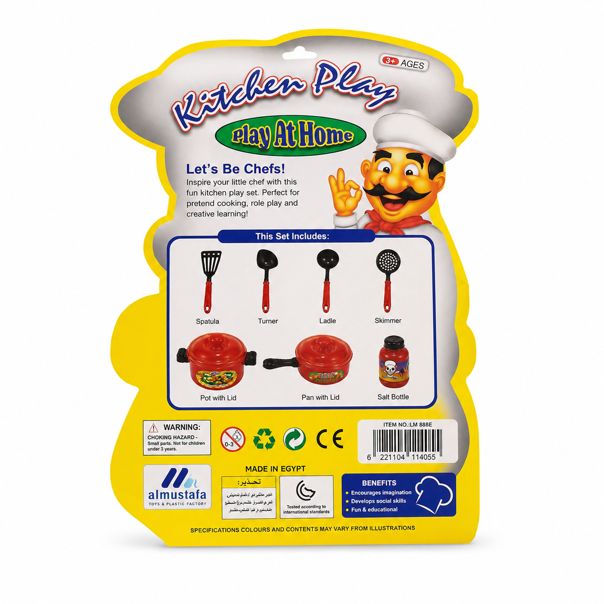 Kids Kitchen Cooking Play Set