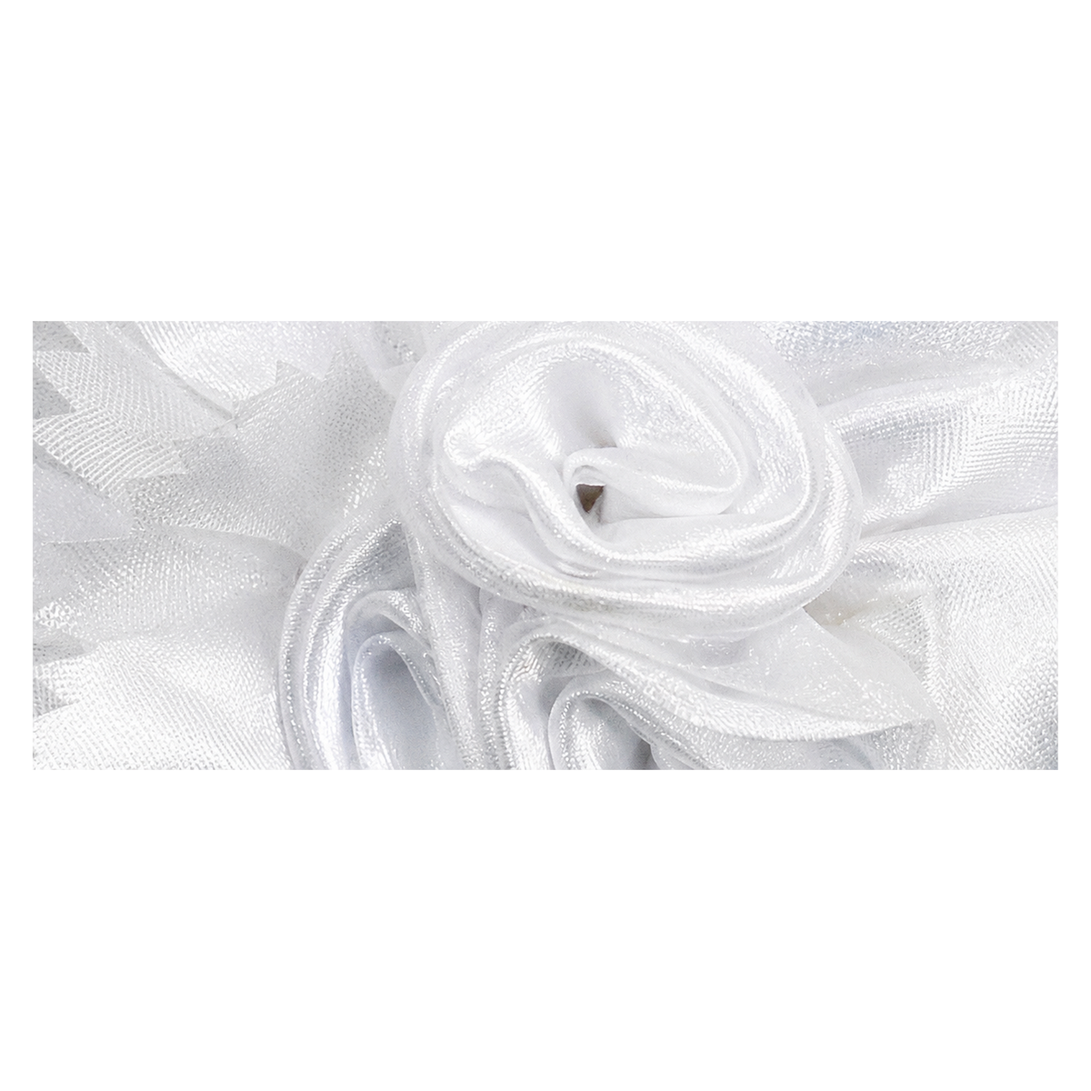 Triple rose floral hair clip with layered satin petals
