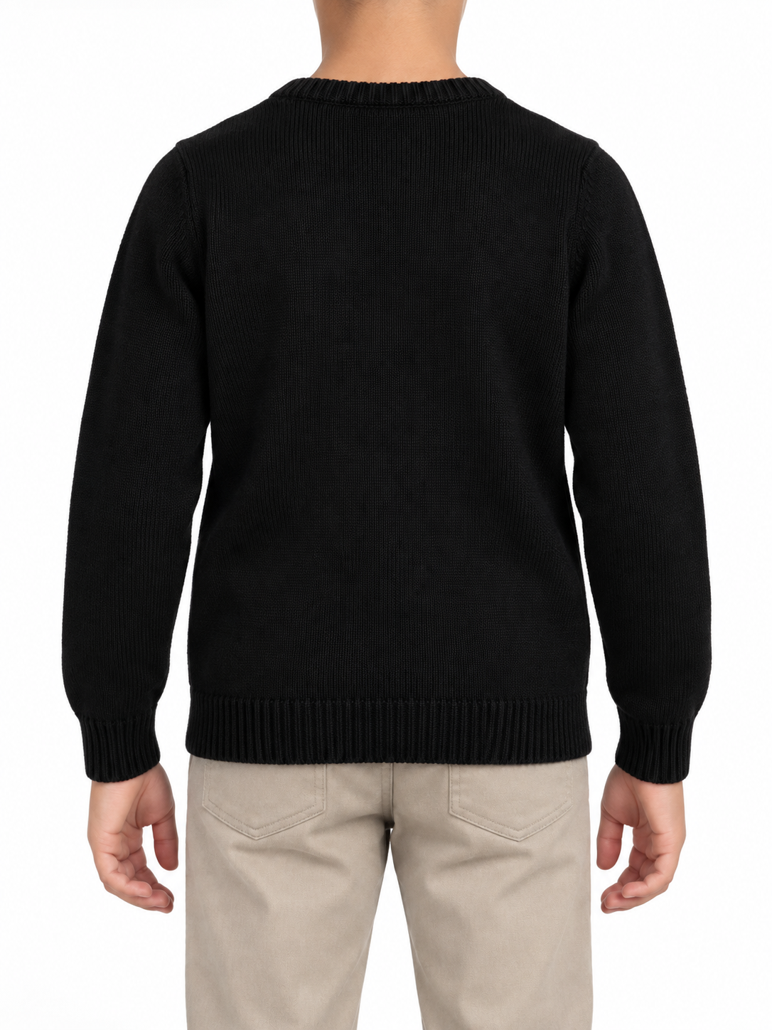 Classic Crew Neck Knitted Pullover