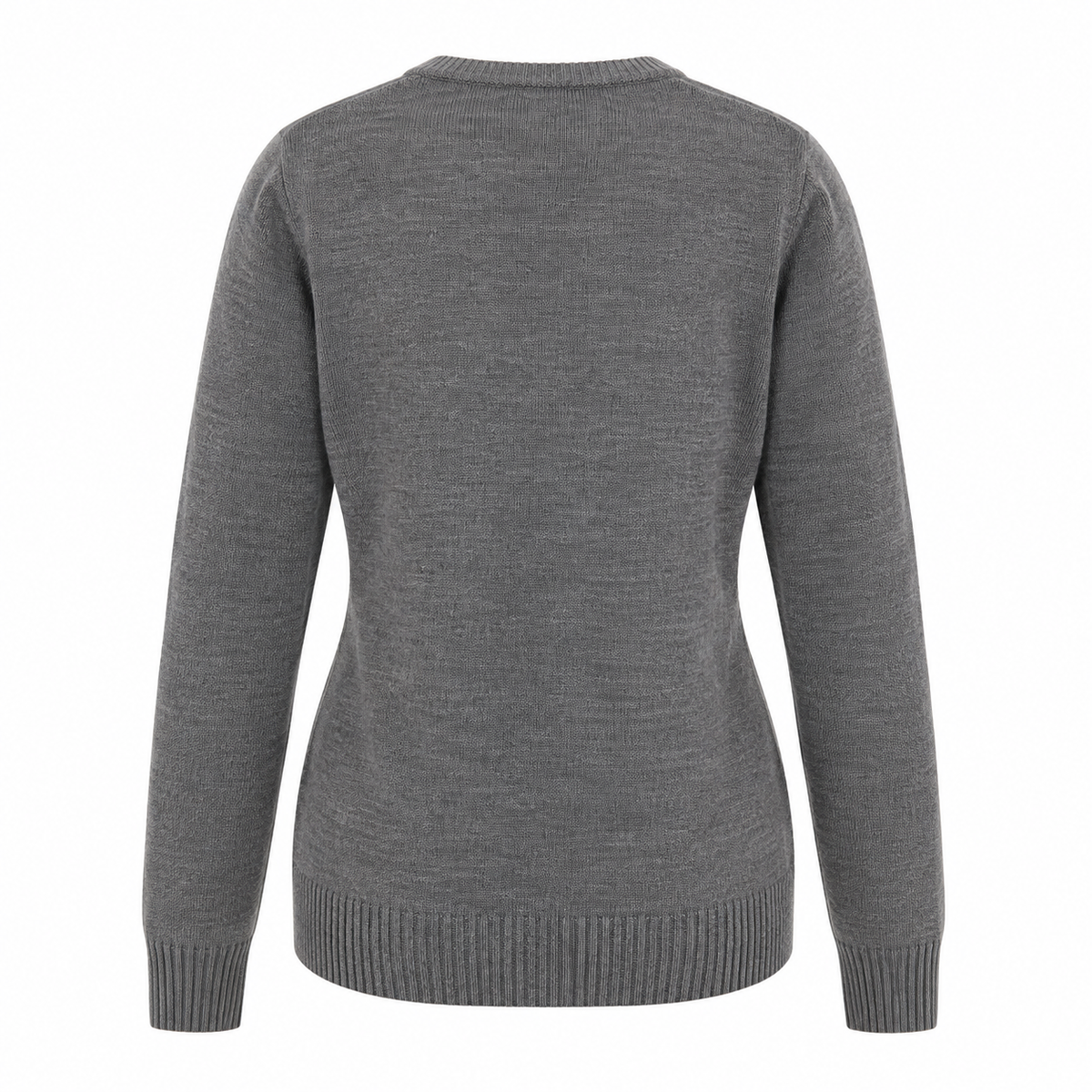 Women Crew Neck Knitted Pullover