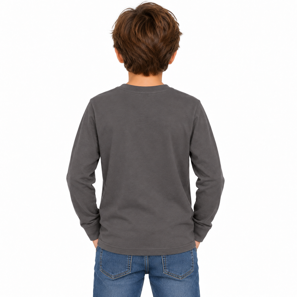 College Graphic Long Sleeve T-Shirt