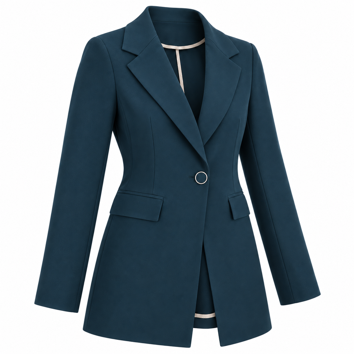 Tailored Single Button Blazer