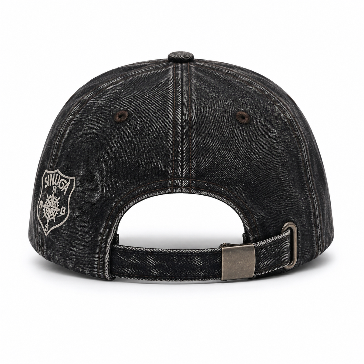 Distressed Embroidered Baseball Cap