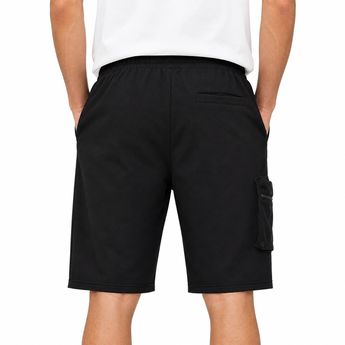 Men Cargo Shorts With Zip Pocket