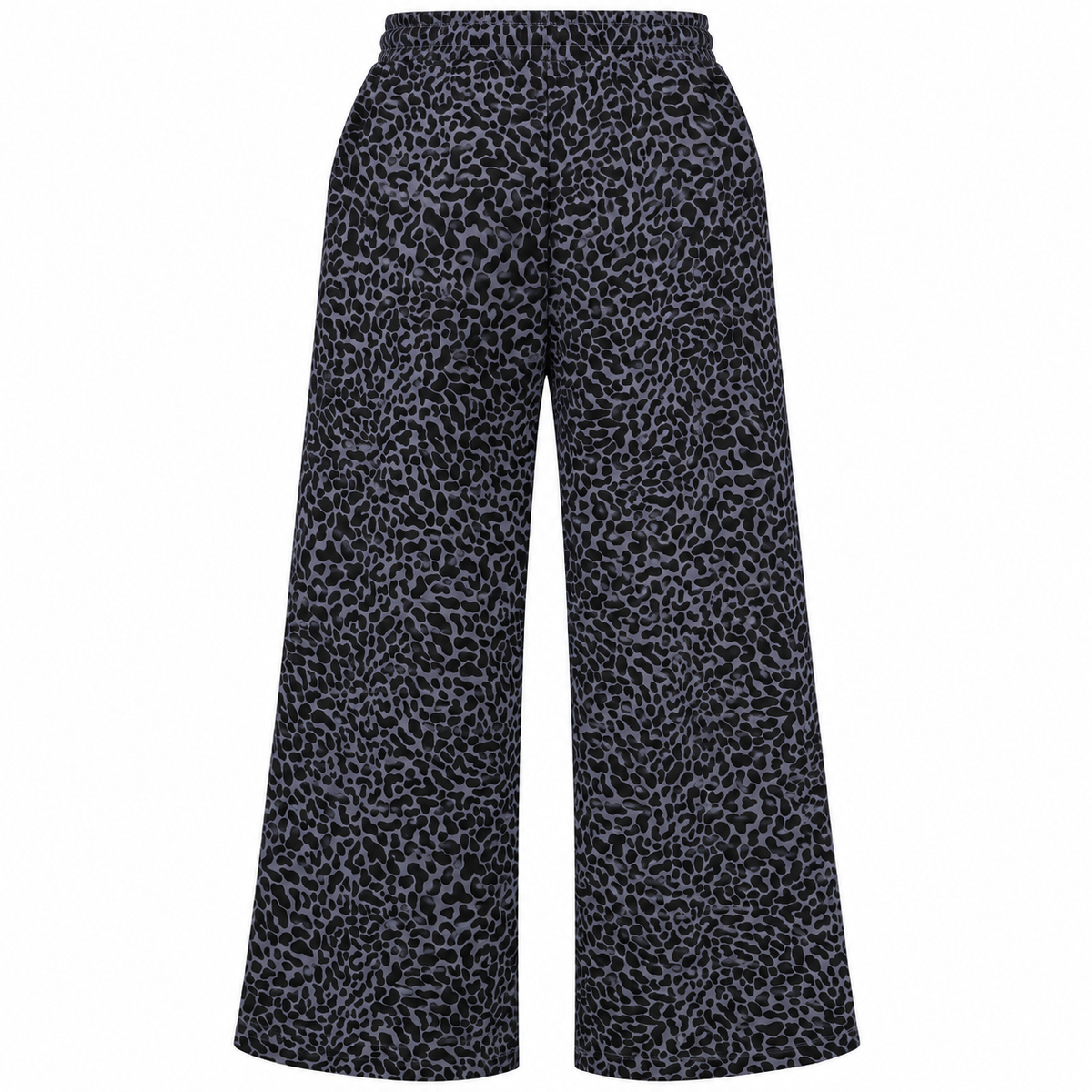 Animal Print Wide Leg Pants
