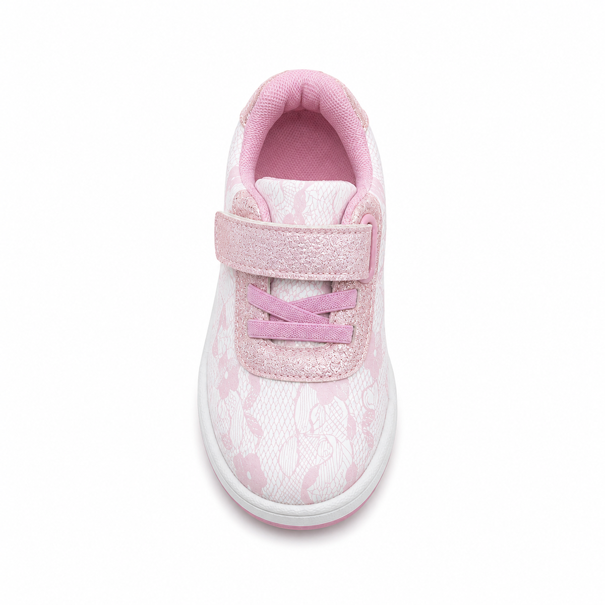 Casual patterned sneakers with glitter details
