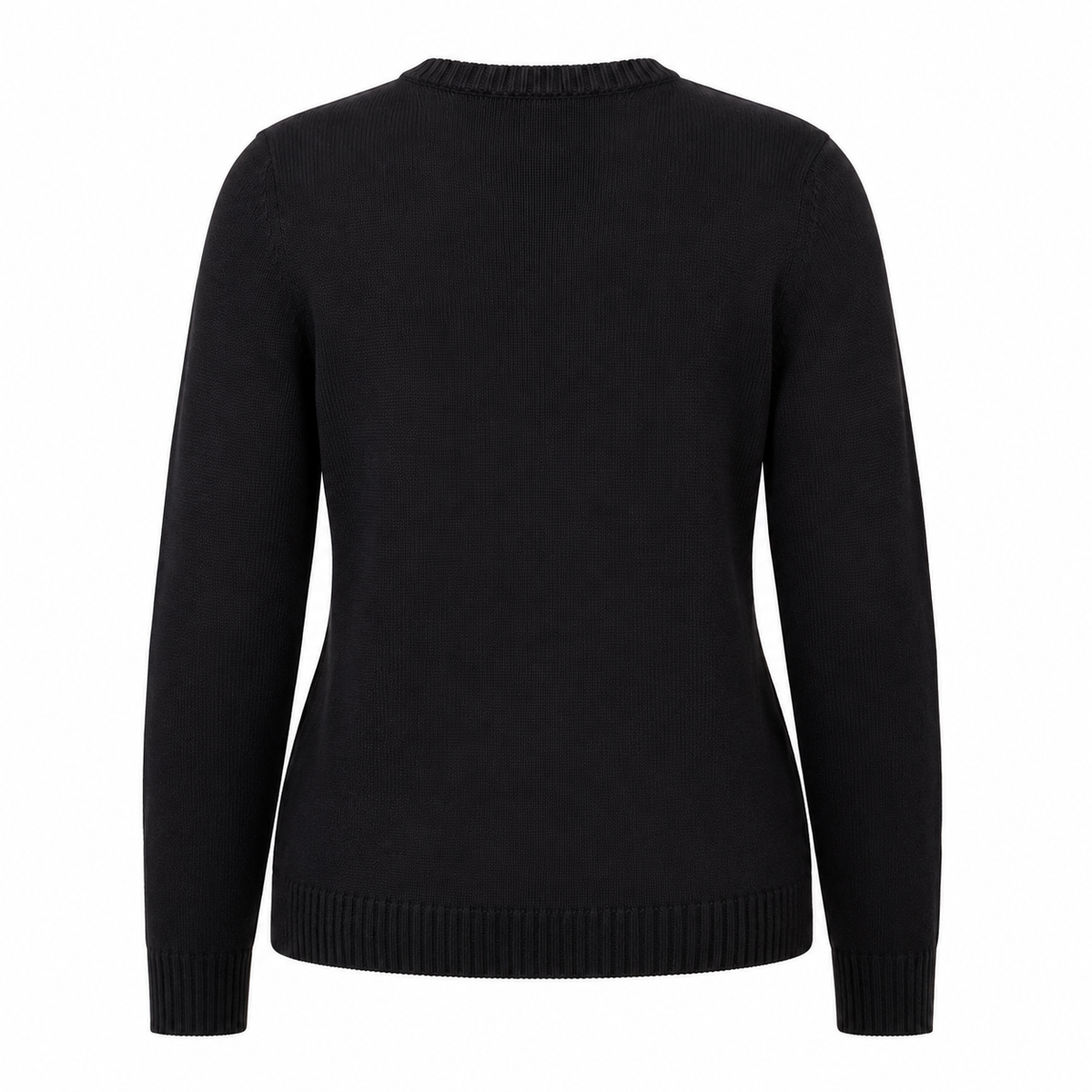 Women Crew Neck Knitted Pullover