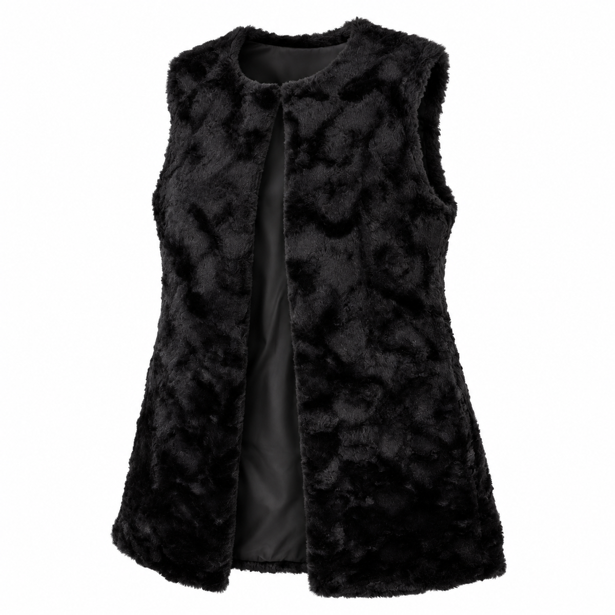Plush Faux Fur Vest