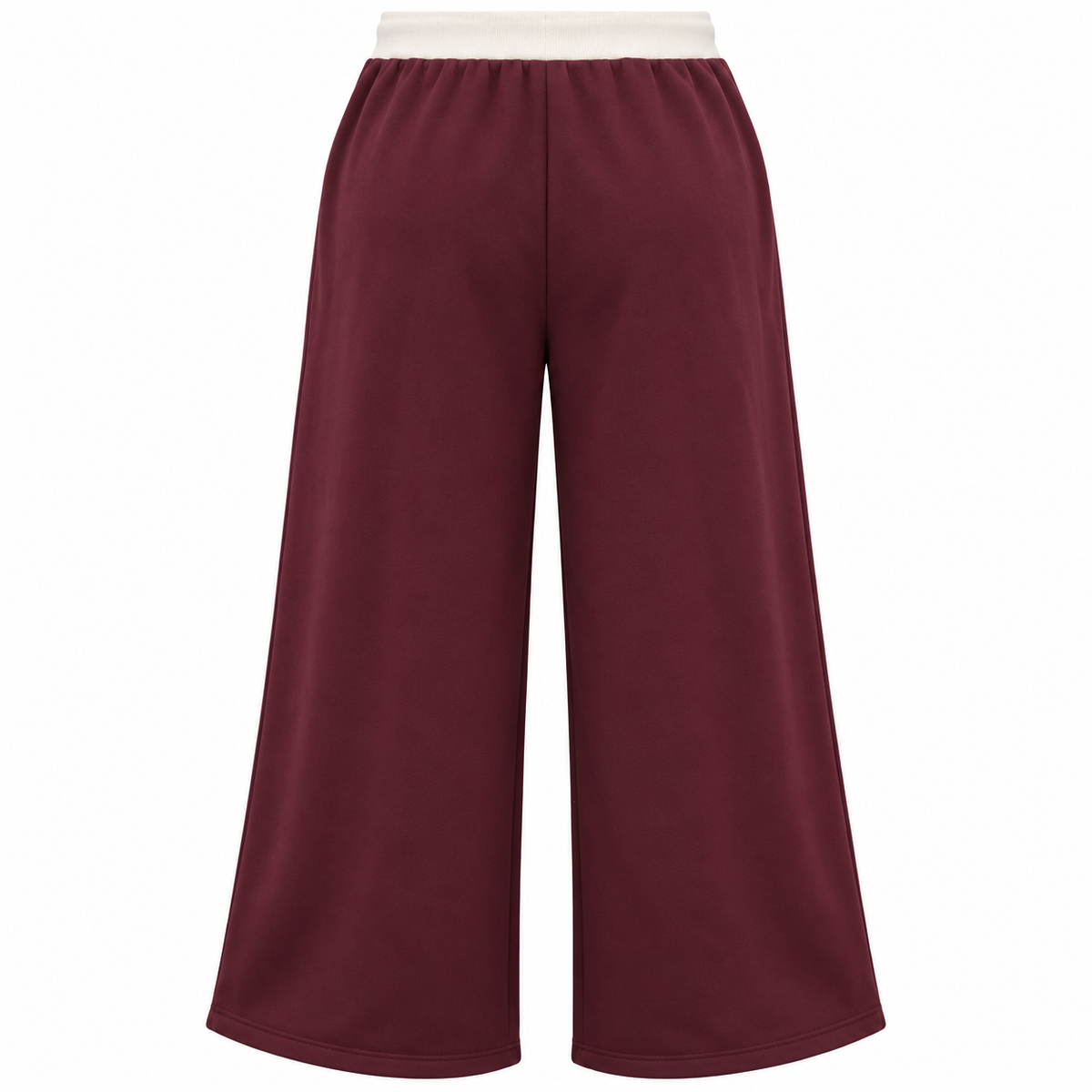 Contrast Stitch Wide Leg Sweatpants