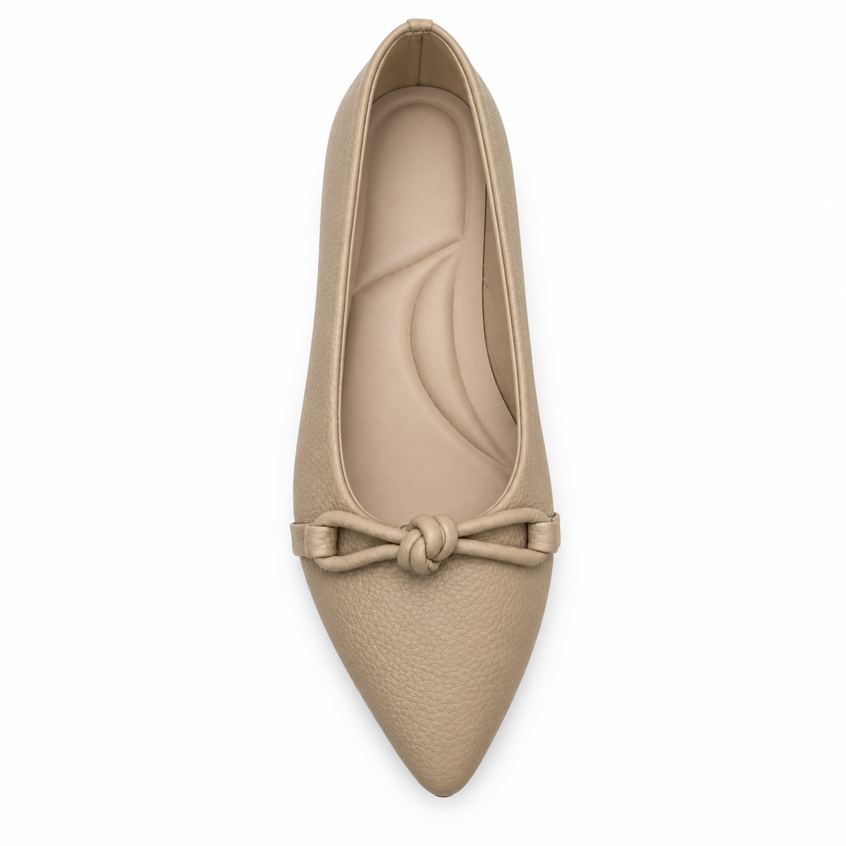 Bow Detail Pointed Toe Flats
