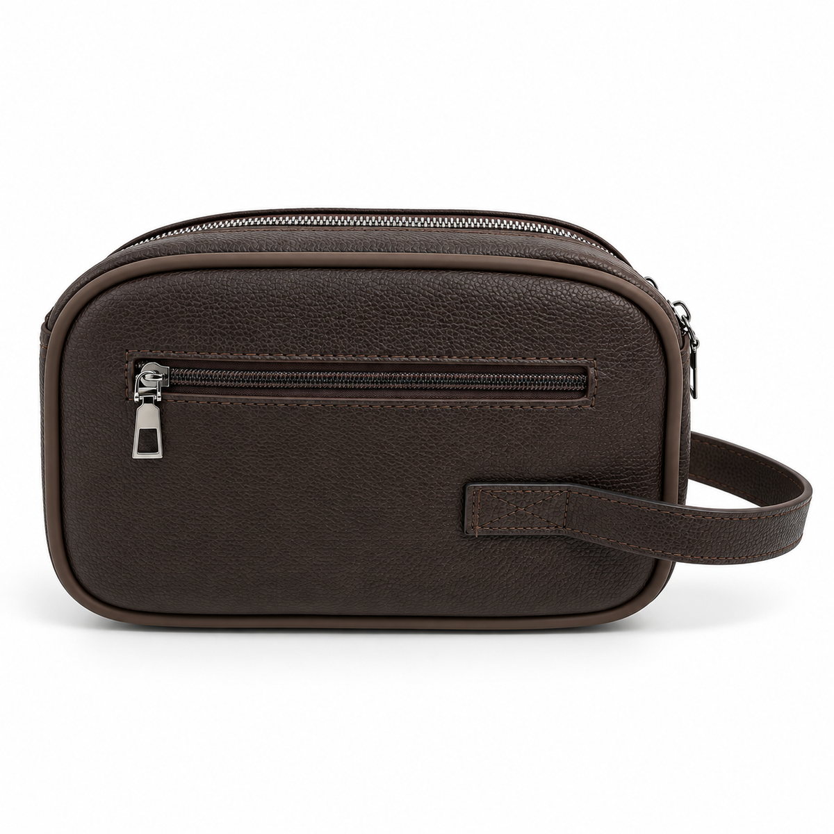 Front Zip Wristlet Bag