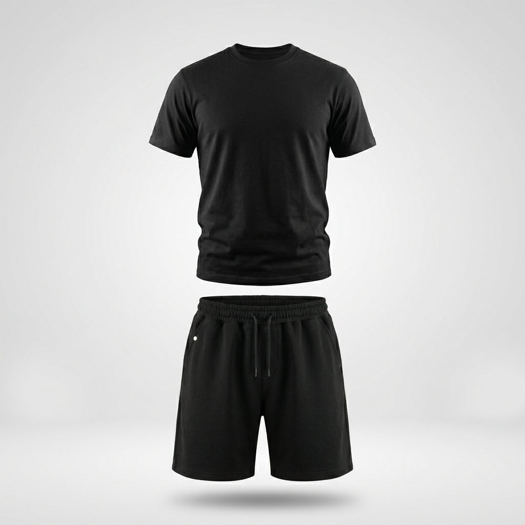 Boys Color Block Pocket T Shirt And Jogger Pants Set