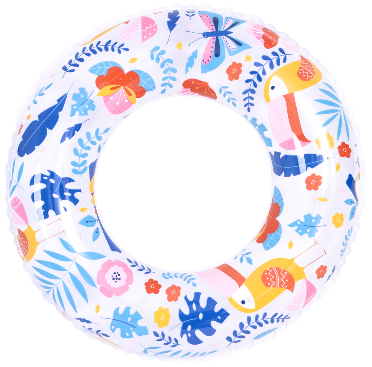 Kids Sea Creature Print Inflatable Swim Ring