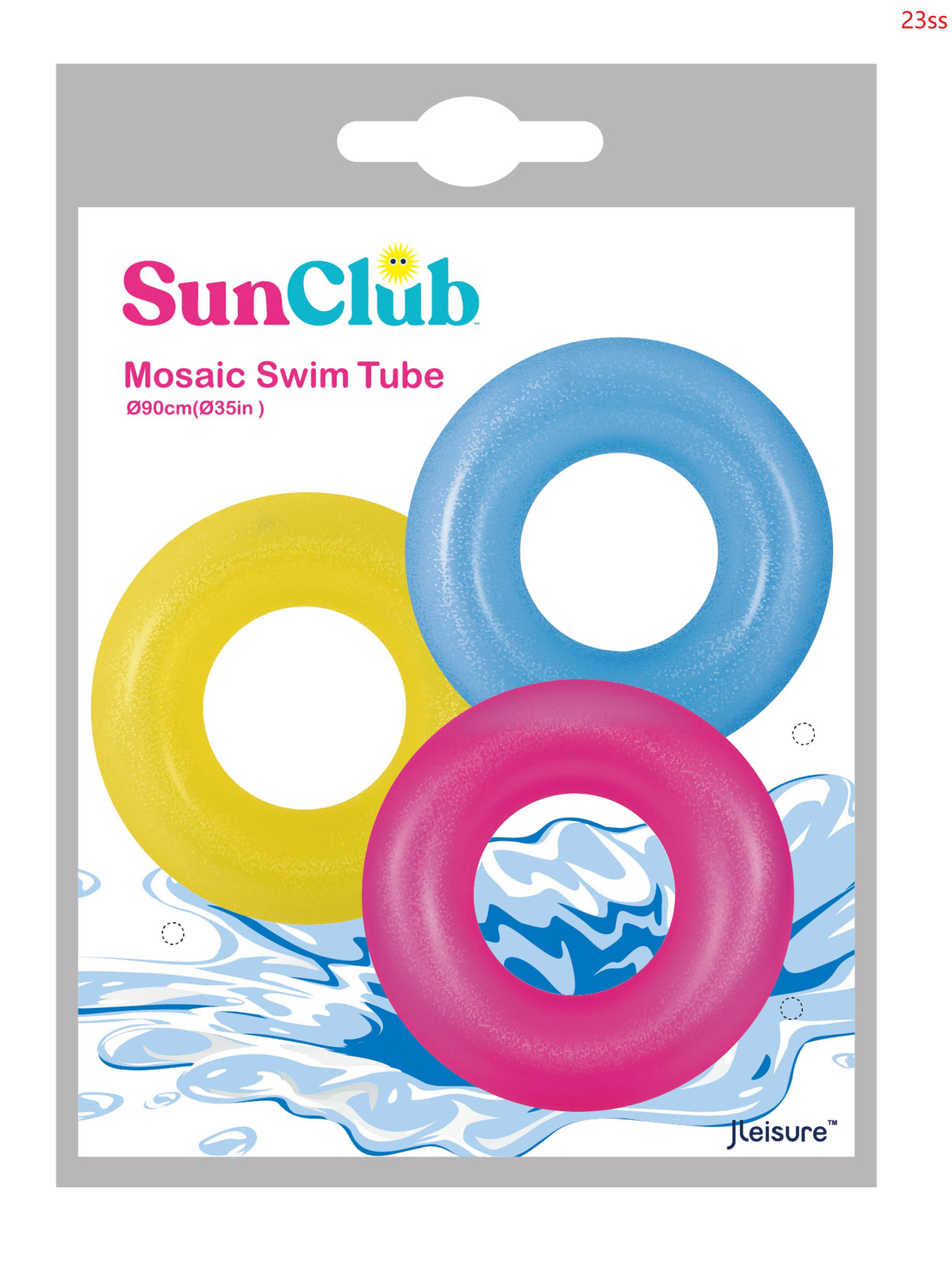 Mosaic Swim Tube 90CM Inflatable Ring