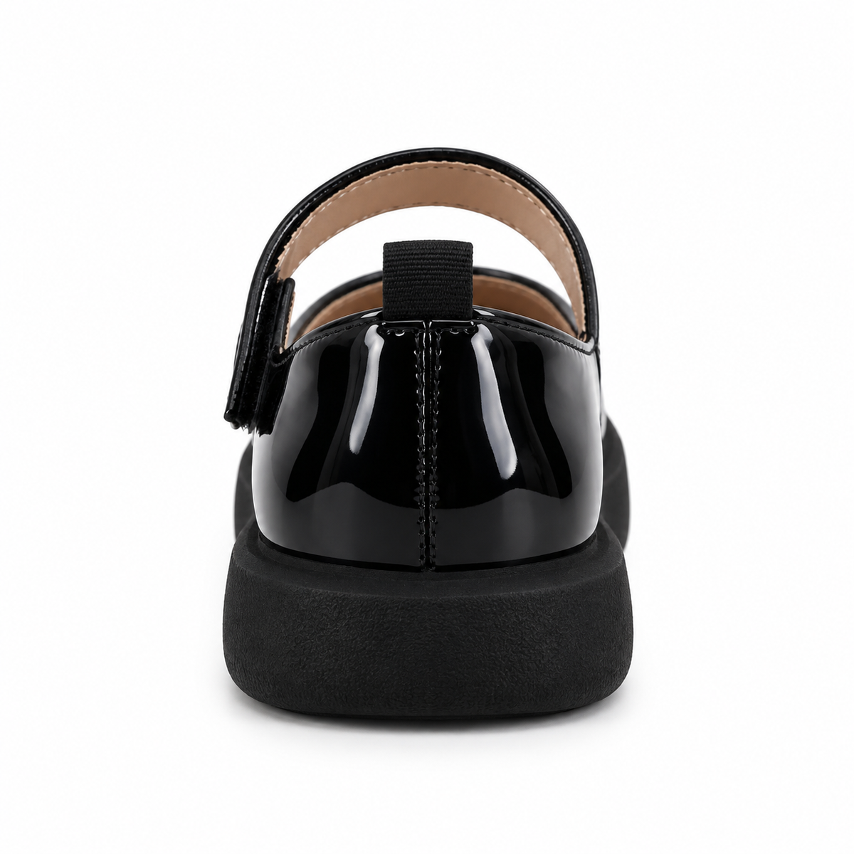 Glossy Bow Mary Jane Shoes