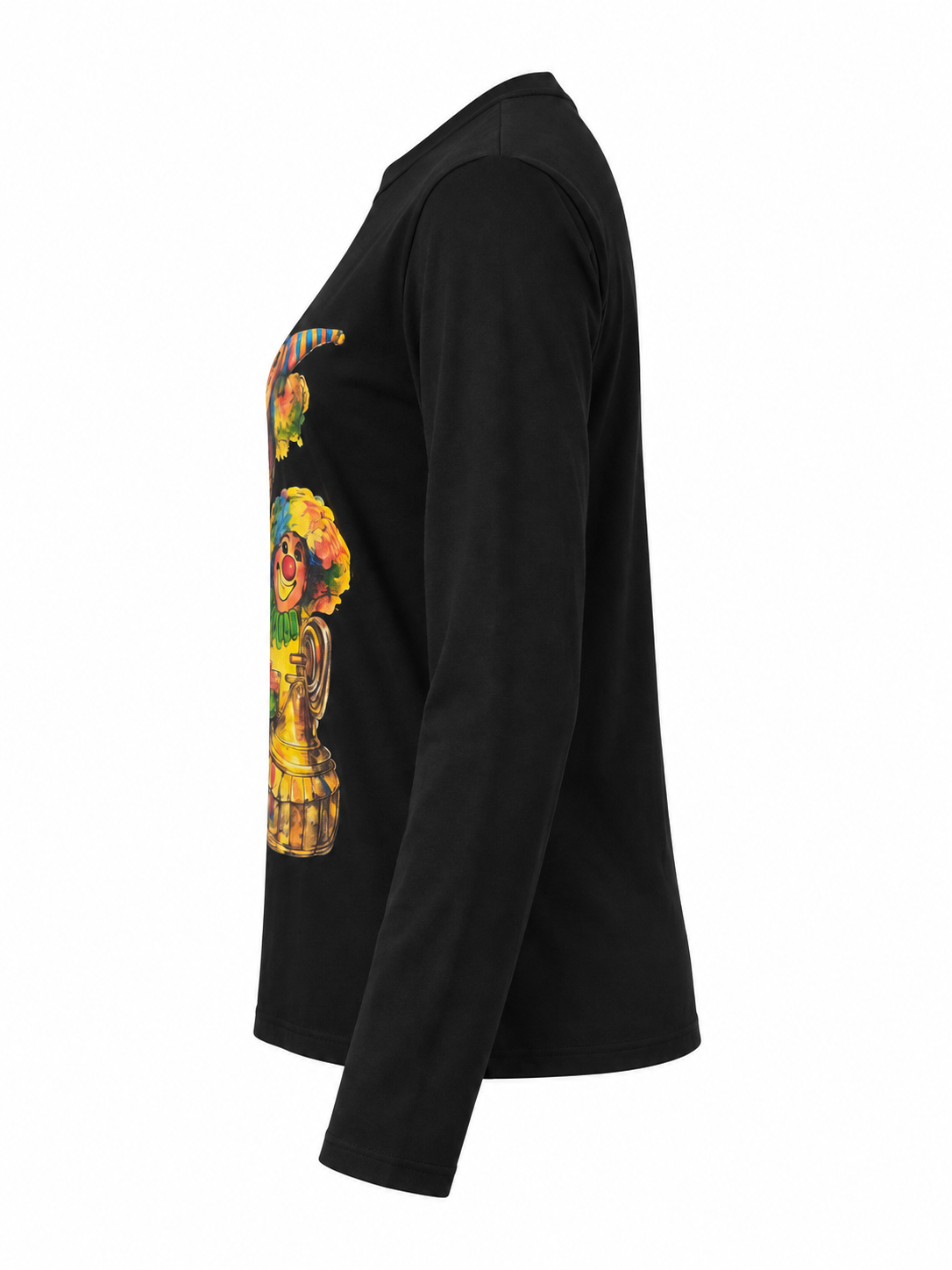 Clown Graphic Long Sleeve T-Shirt