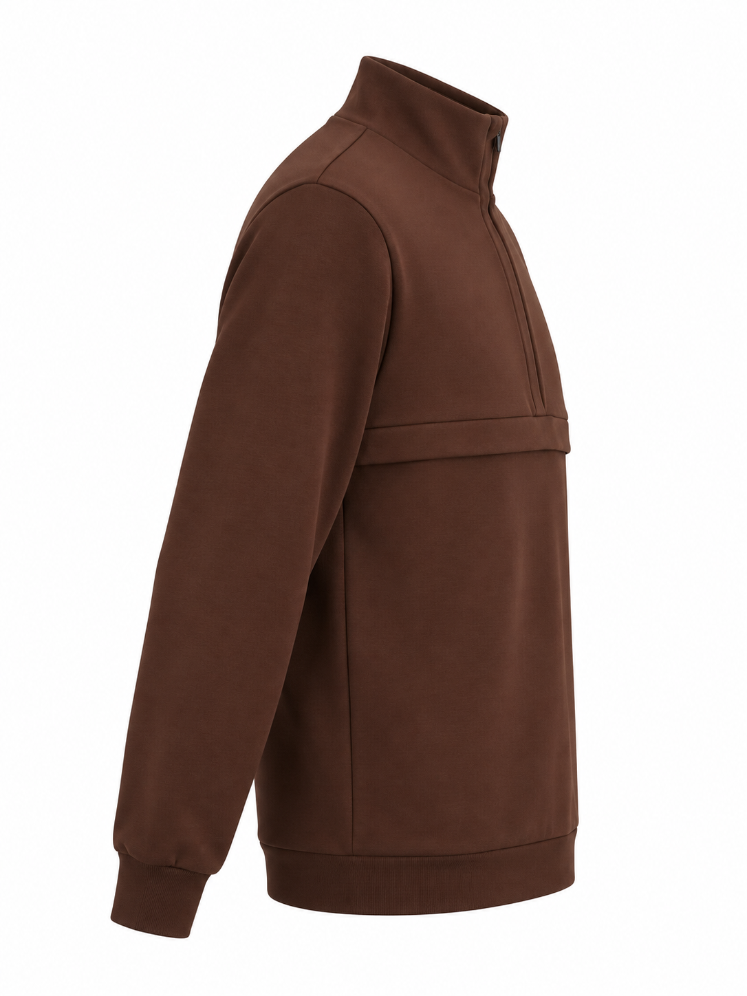 High Neck Pullover Sweatshirt