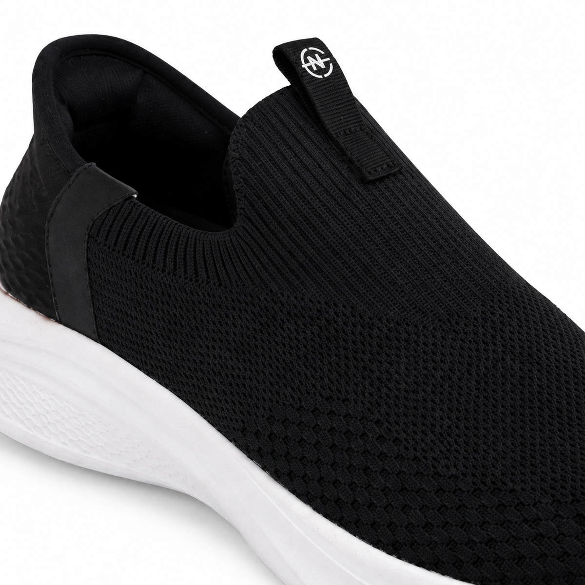 Knit Slip On Casual Sneakers