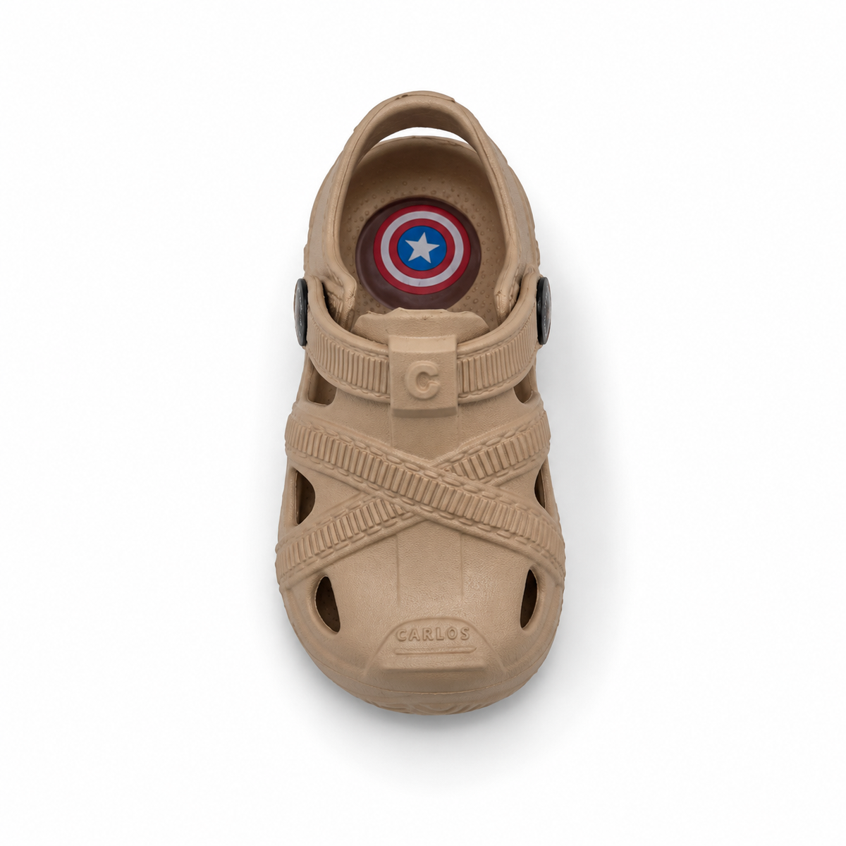 Kids Closed Toe Adjustable Clog Sandals