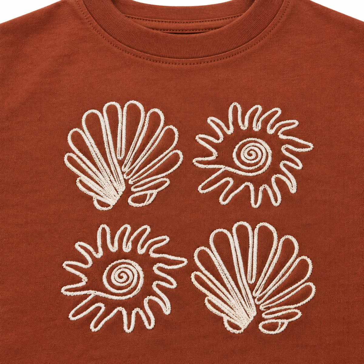 Basic Crew Neck T Shirt For Girl