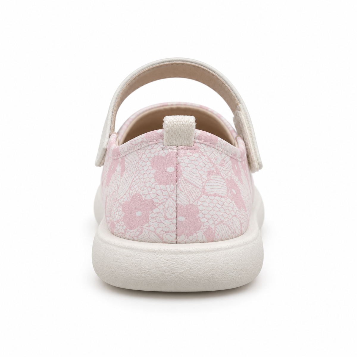 Floral Pattern Mary Jane Shoes