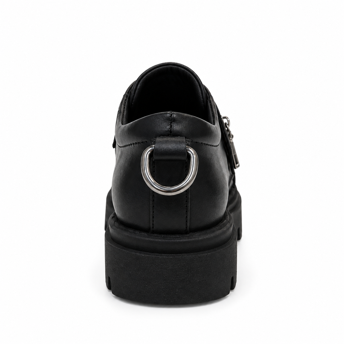 Casual Strap Shoes With Decorative Zipper