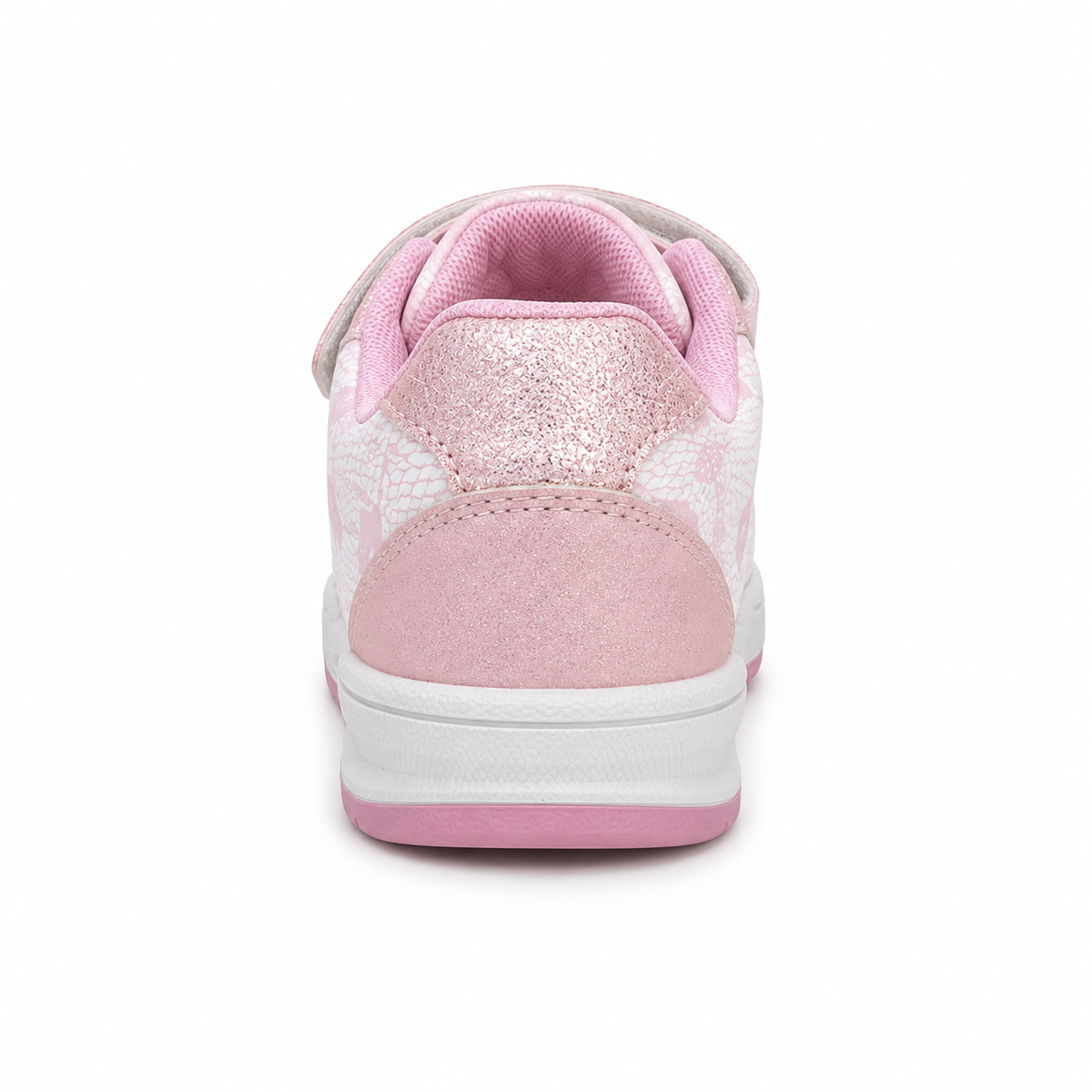 Casual patterned sneakers with glitter details