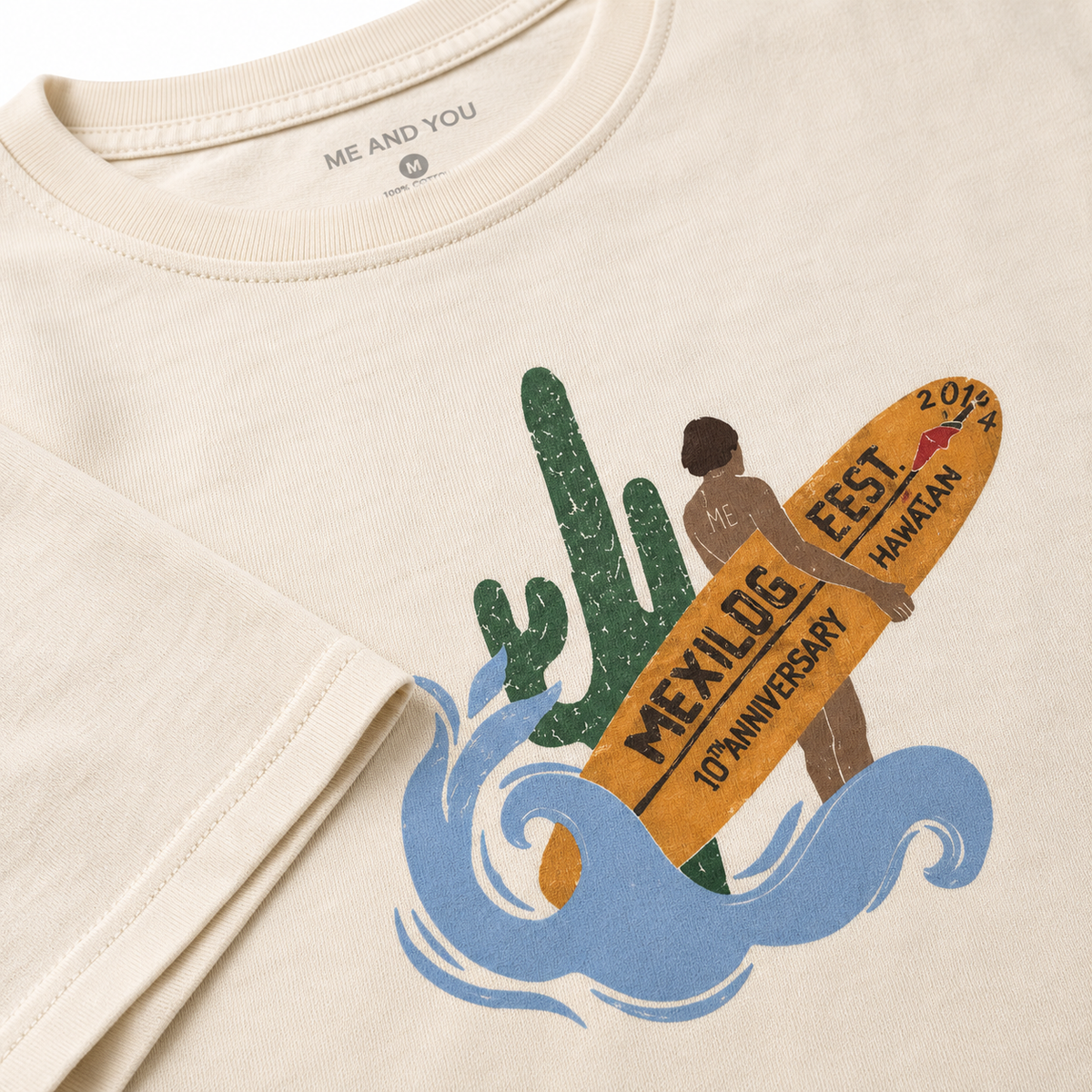 Men Surf Graphic Print T-Shirt