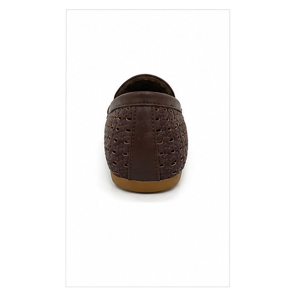Women Perforated Metal Detail Loafers