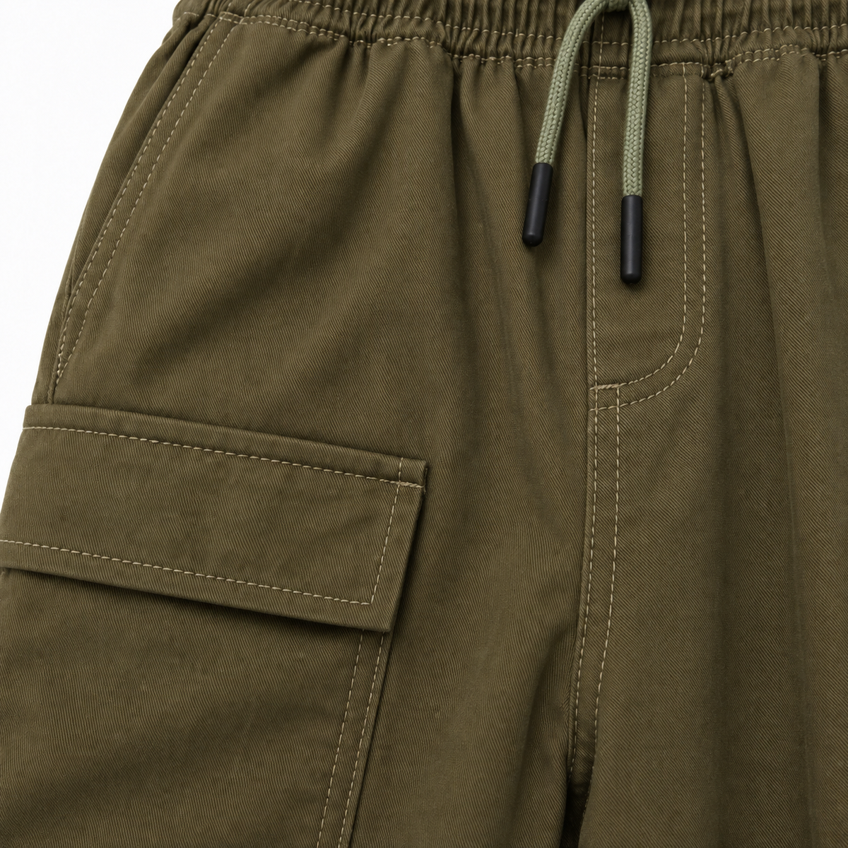 Kids Light Wide Leg Cargo Pants