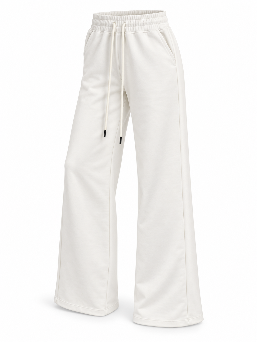 Women Wide Leg Sweatpants With Drawstring Waist